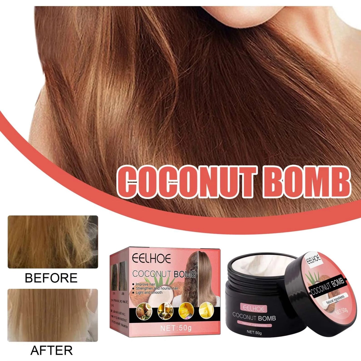 CocoSilk™ Μάσκα Βαθιάς Θρέψης Μαλλιών