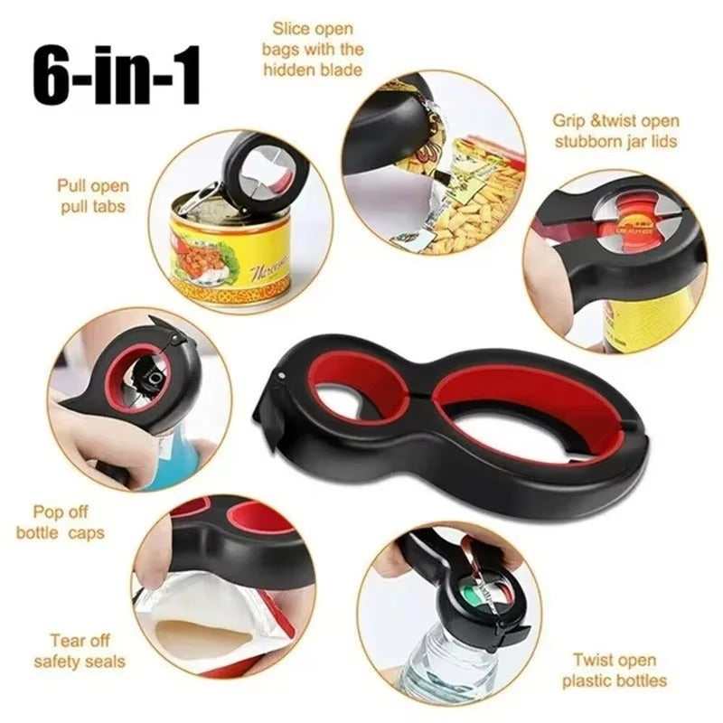 GripMate™ Ανοιχτήρι Κουζίνας 6-σε-1