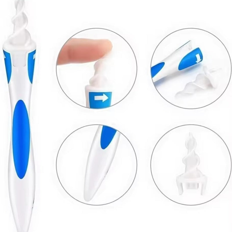 ClearSpira™ Καθαριστής Αυτιών Διπλής Άκρης