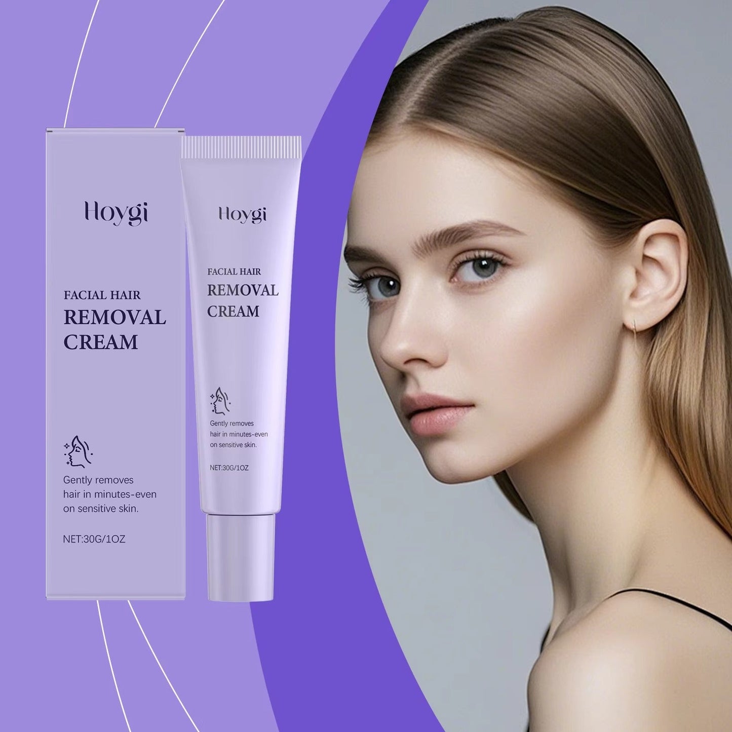 GlowSoothe™ Κρέμα Αφαίρεσης Τριχών Προσώπου