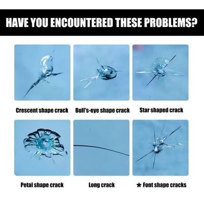 ClearShield™ Σετ Επισκευής Τζαμιών DIY