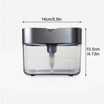 SinkSaver™ 2-σε-1 Διανεμητής Σαπουνιού με Σφουγγάρι