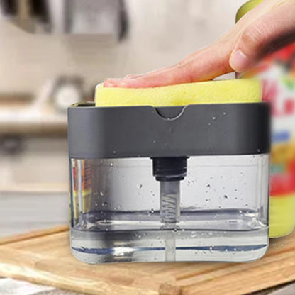SinkSaver™ 2-σε-1 Διανεμητής Σαπουνιού με Σφουγγάρι