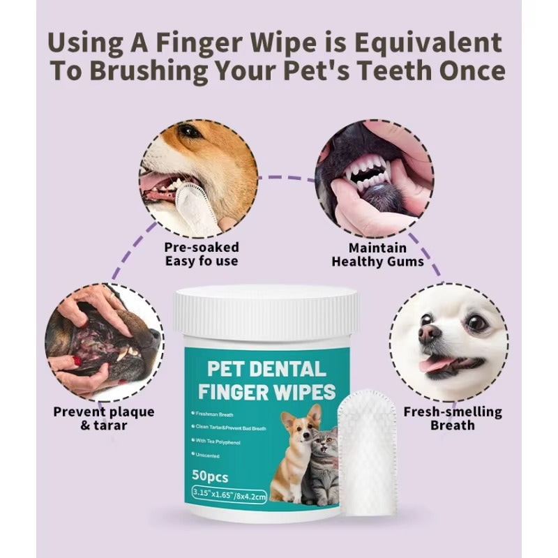 FreshPaws™ Δαχτυλομάντηλα Οδοντικής Φροντίδας