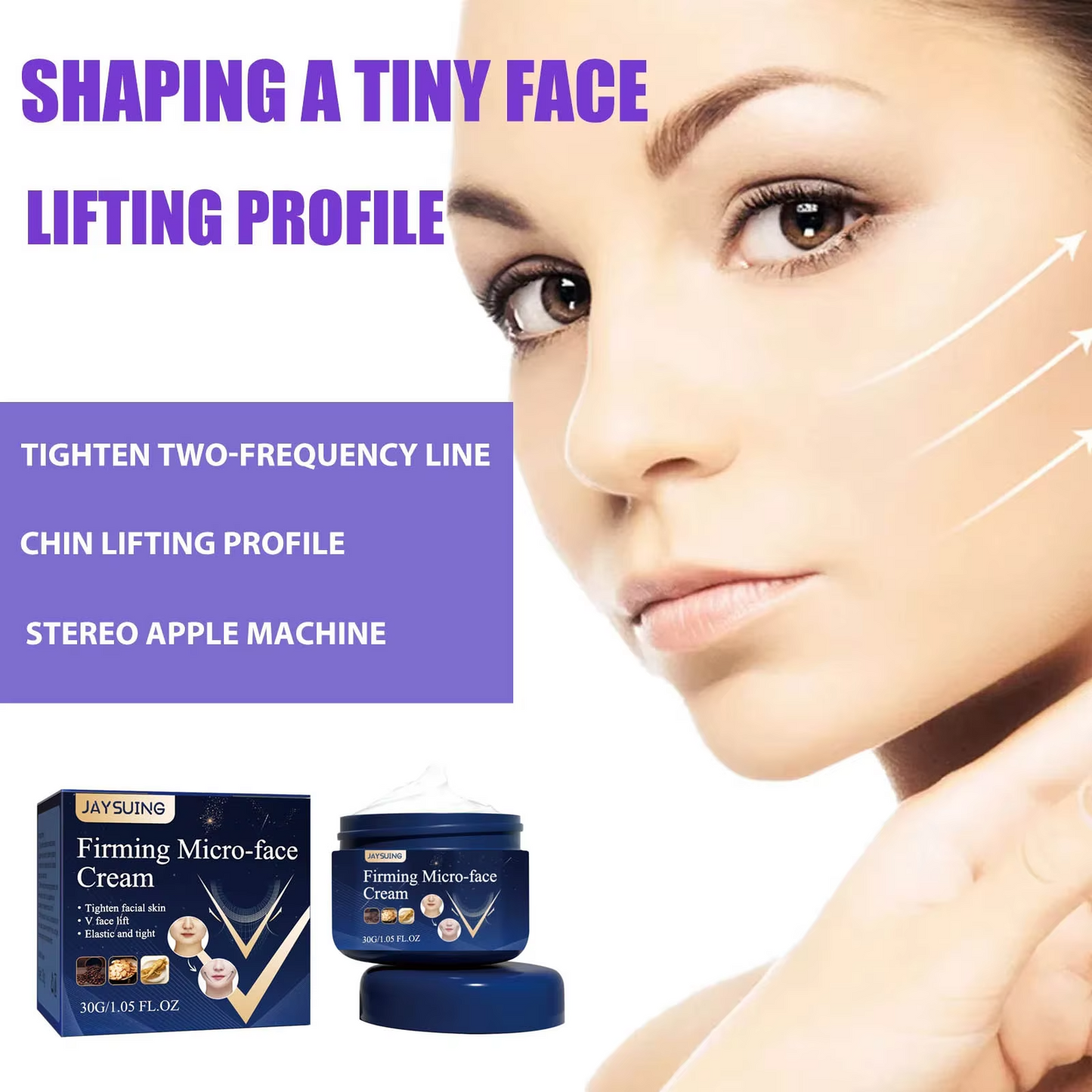 SnaiLuxe Κρέμα Σύσφιξης Προσώπου & Λαιμού με Εφέ V-Shape και Αντιγήρανση