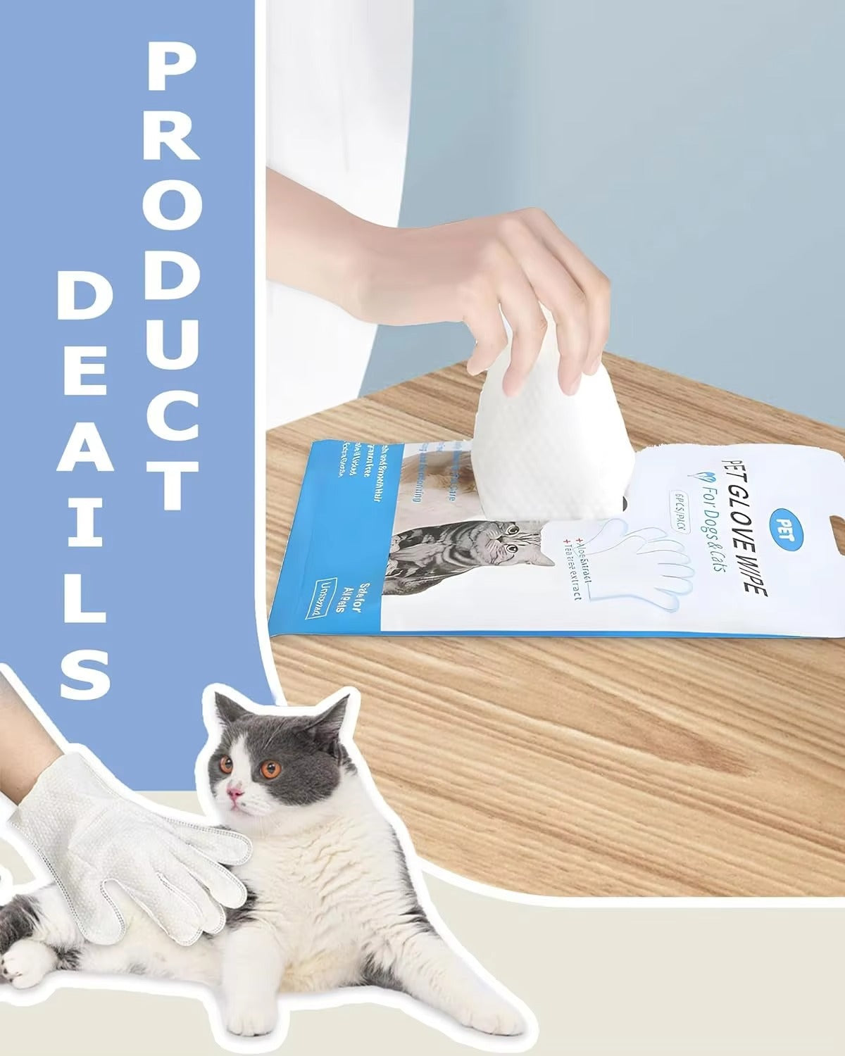 Μαντηλάκια για ζώα PawPure™