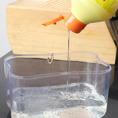 SinkSaver™ 2-σε-1 Διανεμητής Σαπουνιού με Σφουγγάρι