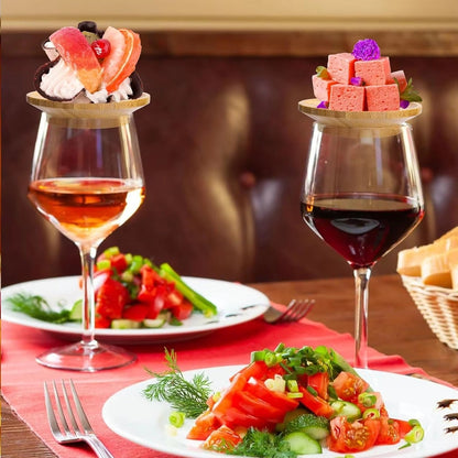 WineDiner™ Κάλυμμα Καρυκευμάτων για Ποτήρι Κρασιού