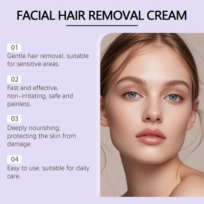 GlowSoothe™ Κρέμα Αφαίρεσης Τριχών Προσώπου