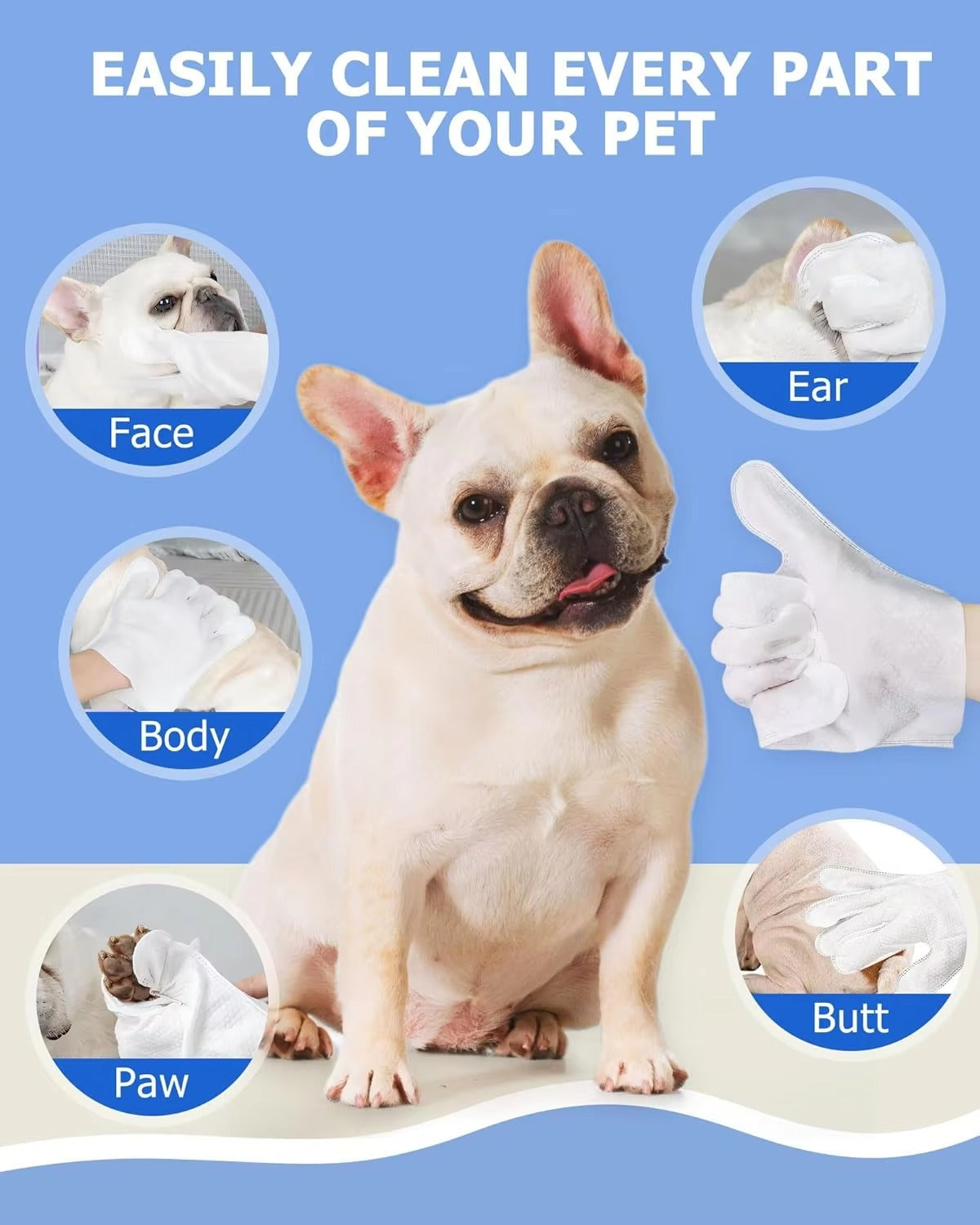 Μαντηλάκια για ζώα PawPure™